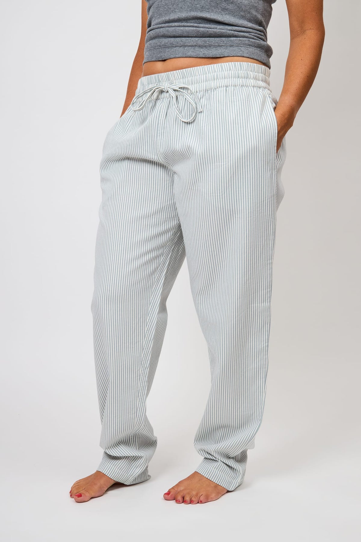 Everyday Pant, Ocean Stripe